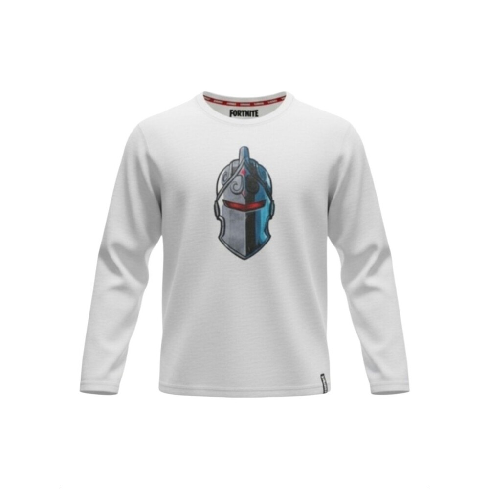 Zara Fortnite Knite Helmet White Long Sleeves T-shirt Fortnight Boys Size 9